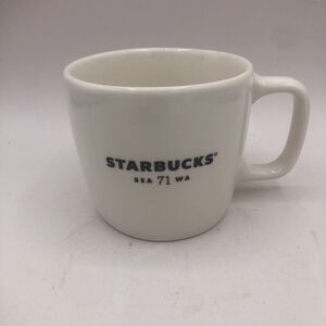 Starbucks sea 71 wa Ceramic White Mug Cup 12 oz